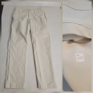 Lululemon Pants Men’s 34 ABC Classic Fit Trouser Cream 31" Inseam M5AX5S
